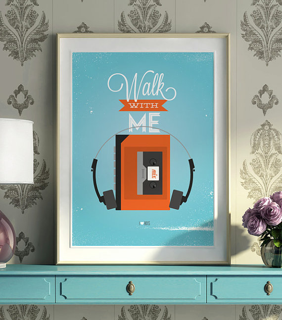 Walk with Me Art Print