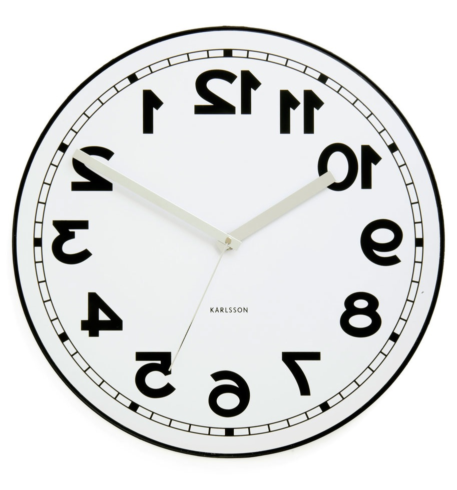 Backwards to the Future Clock