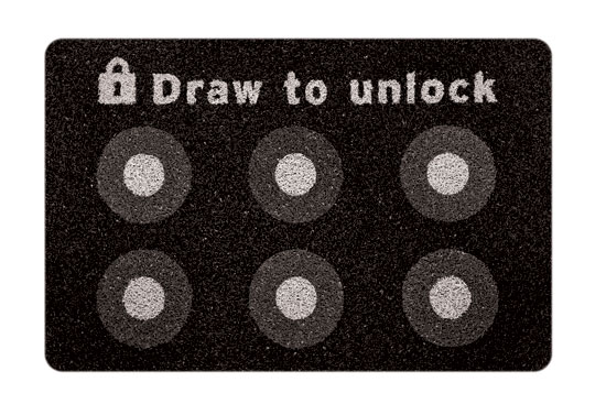Draw to Unlock Doormat