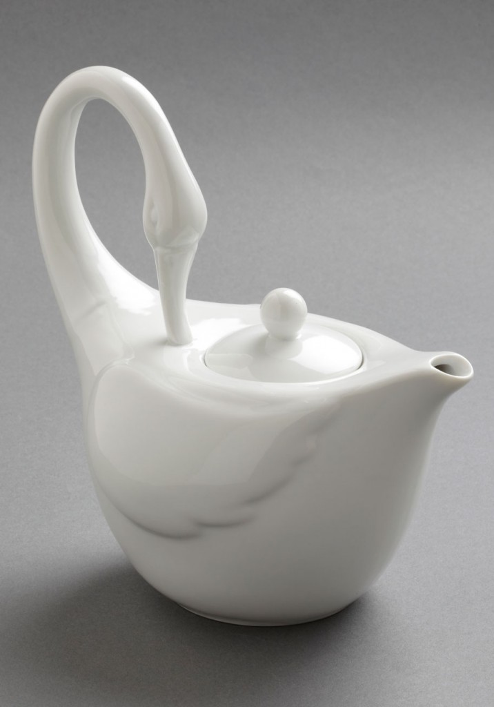 Swans Upon a Time Tea Pot