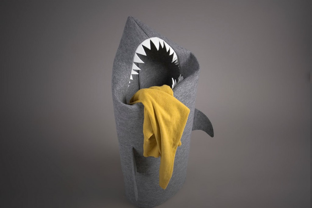 Shark Felt Laundry Basket