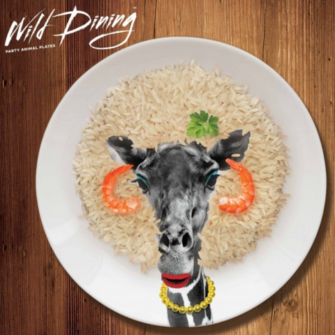 Wild Dining Plates_Giraffe