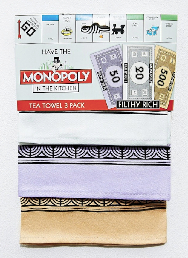 Monopoly Money Tea Towels___