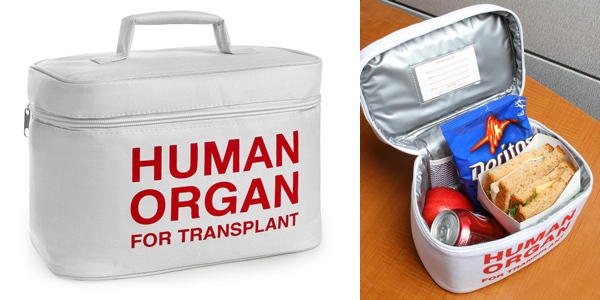 Human Organ Lunch Bag