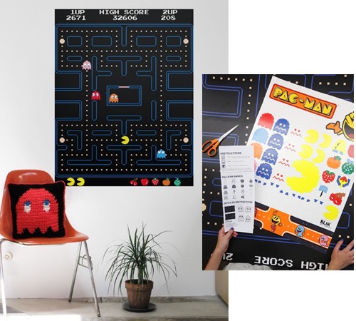 Pac-Man Arcade Screen Wall Decal