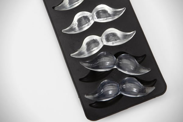 Cool Mustache Ice Cube Tray Novelty