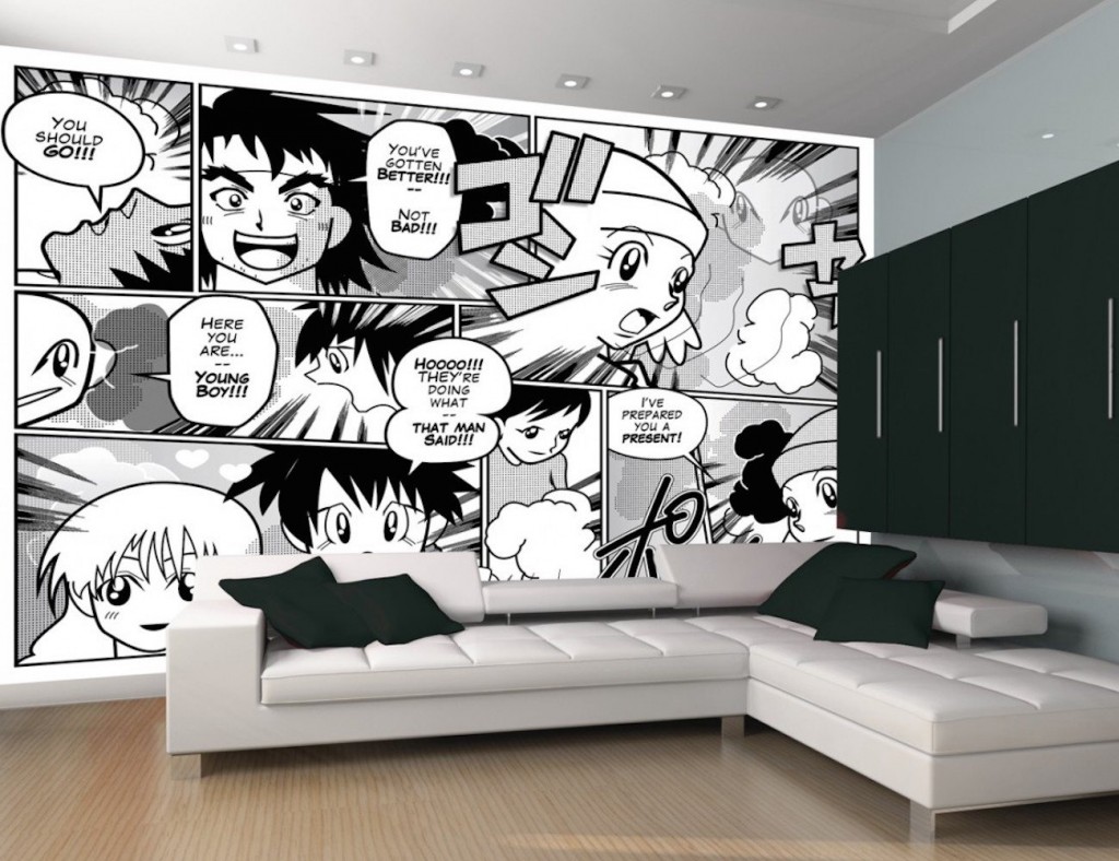 Japanese Anime Mural