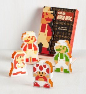 Super Mario Bros Die-Cut Notecards | HolyCool.net