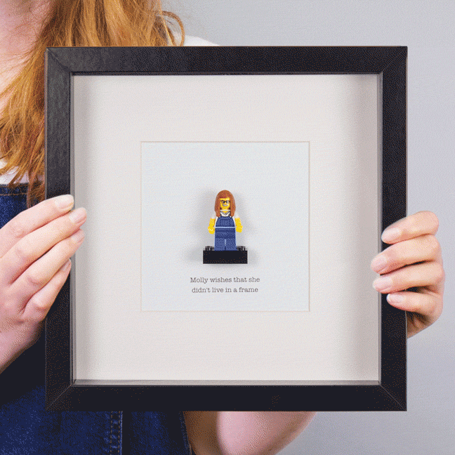 Brick Yourself Framed Personalized Lego