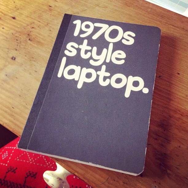 1970's Style Laptop Notebook