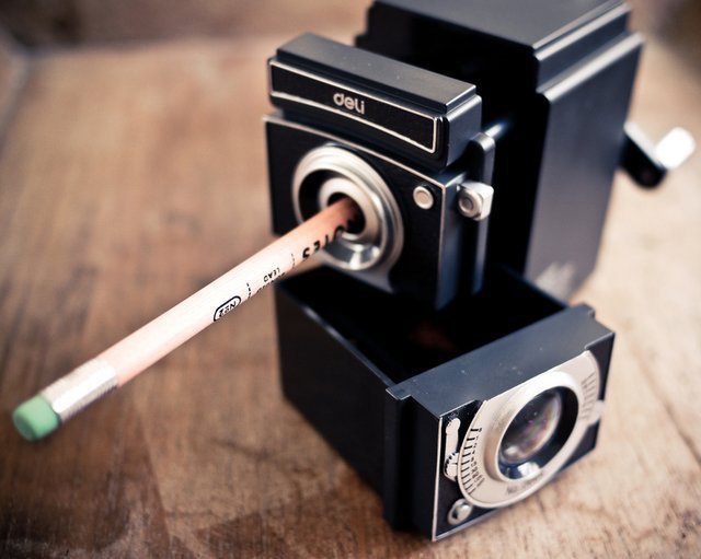 Vintage Camera Pencil Sharpener