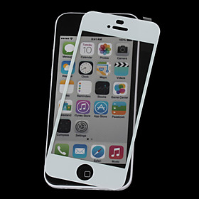 MOCOLL Premium Tempered Glass Screen Protector for iPhone 5 / 5s / 5c - Reddish Orange