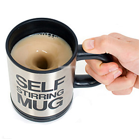 Self Stirring Mug for Tea Coffee Soup (2xAAA)