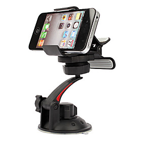 Universal Rotatable In-Car Holder for iPhone 4, 4S and Samsung i9220, i9250 and GPS (Black)